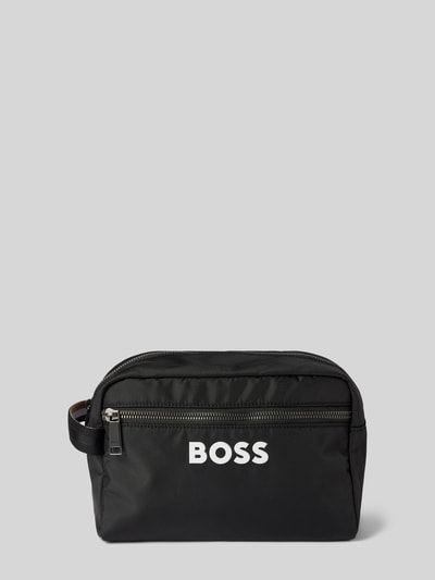 BOSS Kulturtasche mit Label-Print Black 1