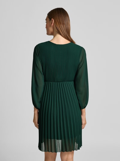 ZABAIONE Knielanges Kleid mit Plisseefalten Modell 'Im44sa' Dunkelgruen 5