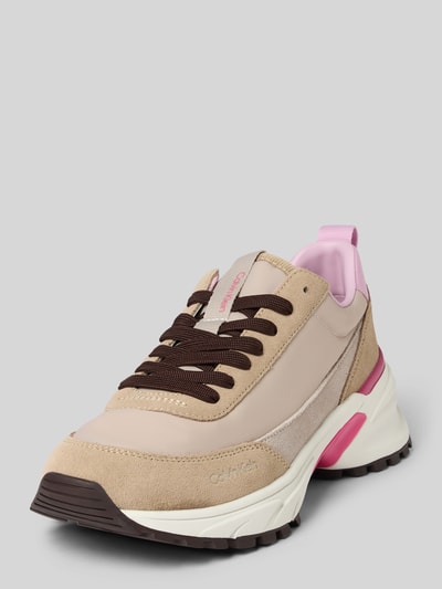 Calvin Klein Jeans Sneakers met vetersluiting Beige - 1