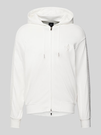 ARMANI EXCHANGE Sweatjacke mit Zweiwege-Reißverschluss Weiss 2