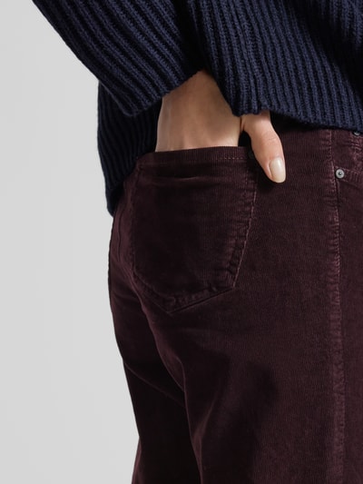 Angels Slim Fit Jeans im 5-Pocket-Design Modell Cici' Aubergine 3