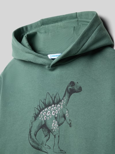 Mayoral Regular Fit Hoodie mit Motiv-Print Gruen 2