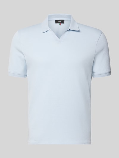 Produktfoto, Slim Fit Poloshirt mit Logo-Detail Modell 'Boll' von CINQUE z bawełny, krój slim fit, krótki rękaw, kołnierzyk polo, detal z logo