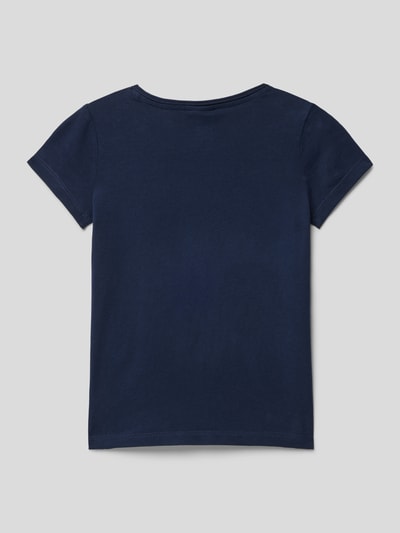 s.Oliver RED LABEL T-Shirt mit Rundhalsausschnitt Marineblau 3