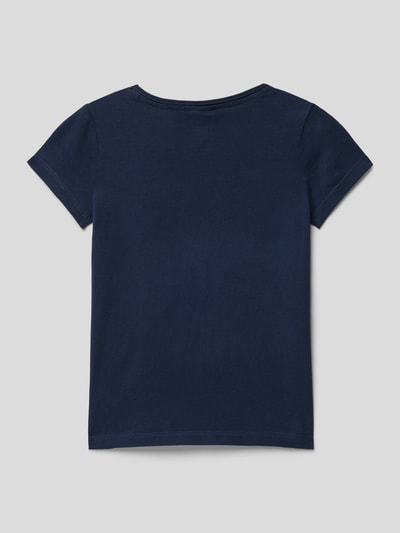 s.Oliver RED LABEL T-shirt met ronde hals Marineblauw - 3