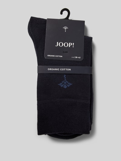 JOOP! Collection Socken mit Label-Print im 2er-Pack Marine 3