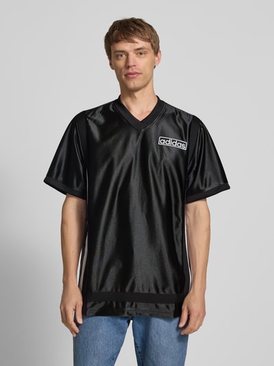 adidas Originals T-Shirt mit Label-Stitching Modell 'ADIBREAK' Black 4
