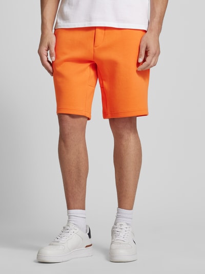 Polo Ralph Lauren Regular Fit Sweatshorts mit Logo-Stitching Dunkelorange 4