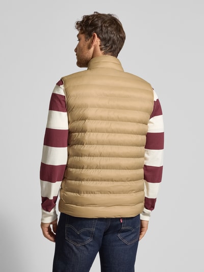 Tommy Hilfiger Regular Fit Steppweste mit Logo-Stitching Beige 5