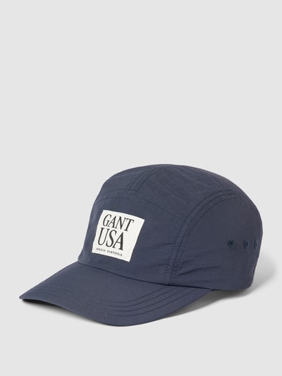 Gant Cap mit Label-Patch Marine 1