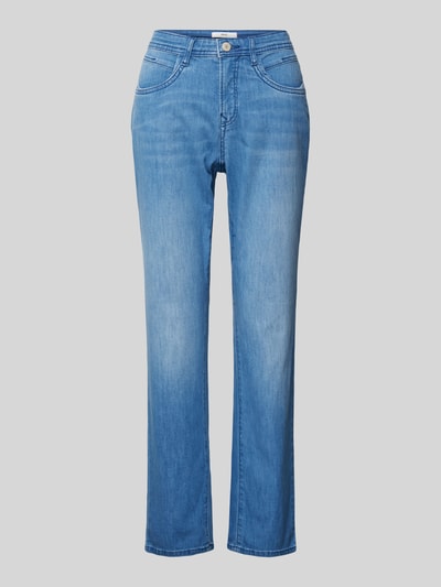 Brax Straight leg jeans met steekzakken, model 'STYLE.CAROLA' Lichtblauw - 2