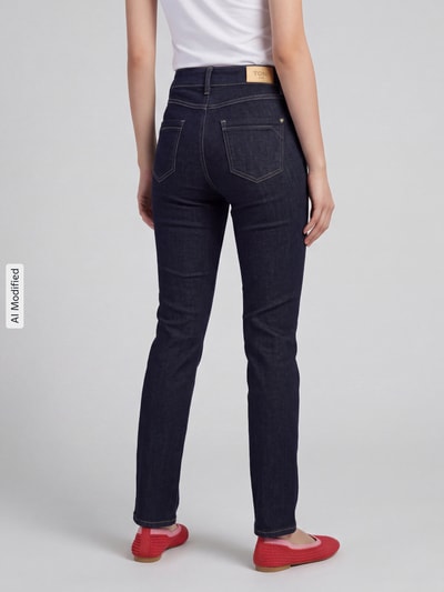 TONI Slim Fit Jeans aus Baumwoll-Mix Modell 'Be loved' Dunkelblau 5