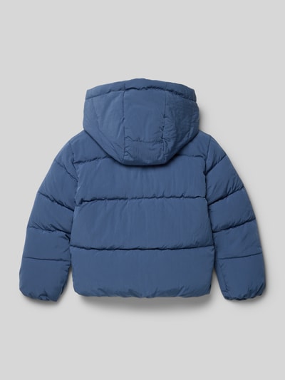 Only Regular fit gewatteerd jack met afneembare capuchon, model 'DOLLY LIFE' Rookblauw - 3