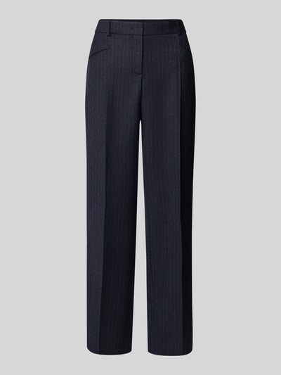 BOSS Regular Fit Stoffhose aus reiner Schurwolle Modell 'TILDA9' Marine 2