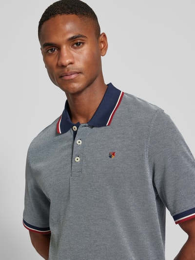 Jack & Jones Premium Regular Fit Poloshirt mit Logo-Stitching Modell 'BLUWIN' Blau 3