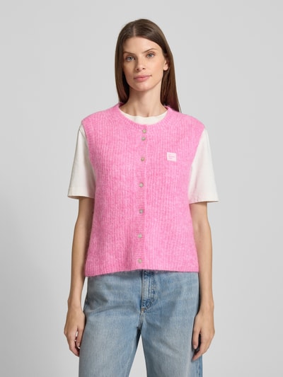 American Vintage Mouwloos vest met labelpatch Rosé - 4