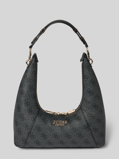 Guess Handtasche mit Label-Applikation Modell 'CALISTA' Anthrazit 2