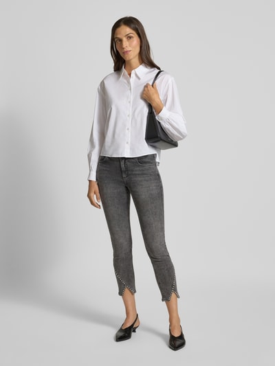 Angels Jeans in verkorte pasvorm, model 'ORNELLA' Lichtgrijs - 1