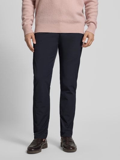 ARMANI EXCHANGE Slim Fit Anzughose mit Gesäßtaschen Modell 'Pantaloni' Marine 4