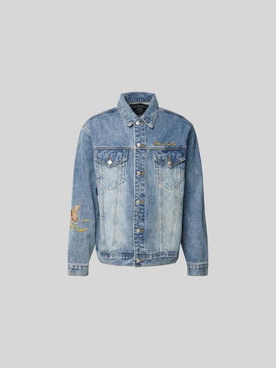 Billionaire Boys Club Jeansjacke mit Knopfleiste Jeansblau 1