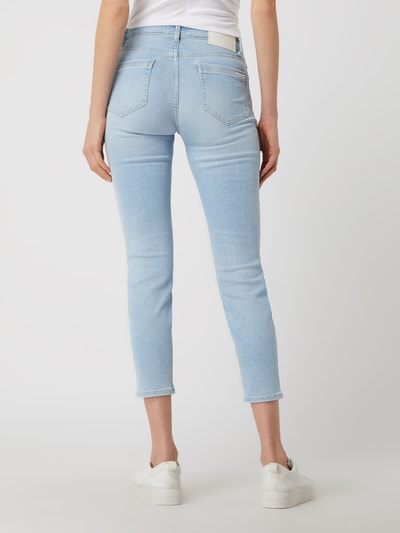 Marc O'Polo Denim Cropped Slim Fit Jeans mit Stretch-Anteil Modell 'Alva' Jeansblau 5