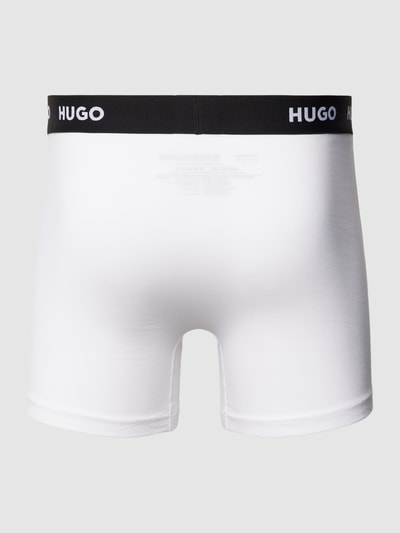 HUGO Trunks mit elastischem Logo-Bund im 3er-Pack Rot 3