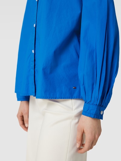 Tommy Hilfiger Blouse met ballonmouwen Koningsblauw - 3