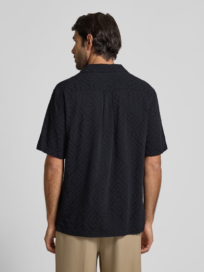 Strellson Regular fit vrijetijdsoverhemd van een mix van viscose en katoen, model 'CISCO' Zwart - 5