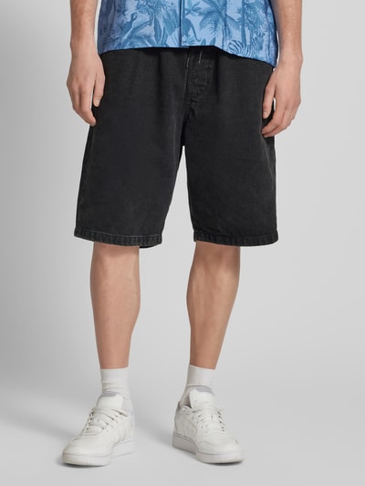 REVIEW Jeans Shorts mit elastischem Bund - Jorts Black 4