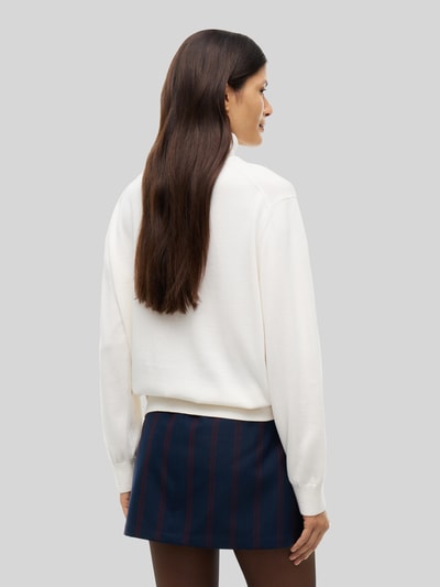 Tommy Jeans Regular Fit Rollkragenpullover aus reiner Baumwolle Weiss 5
