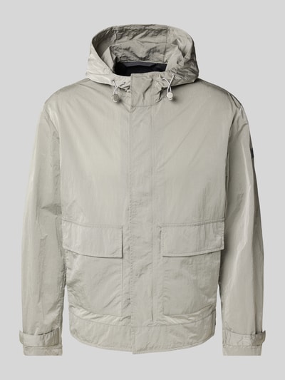 Marc O'Polo Regular Fit Parka aus wasserabweisendem Material mit Kapuze Mittelgrau 2