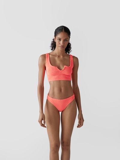 Sorbet Island Bikini mit Strukturmuster Rot 4