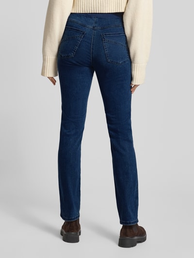 Raphaela By Brax Jeansy z elastycznym pasem model ‘Pamina’ Niebieski 5