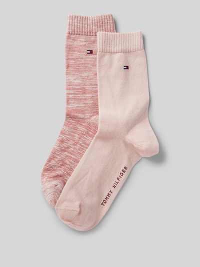 Tommy Hilfiger Socken aus Viskose-Mix im 2er-Pack Rosa 1