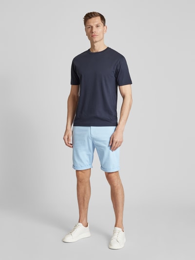 Tom Tailor Slim Fit Chinoshorts mit Eingrifftaschen Hellblau 1