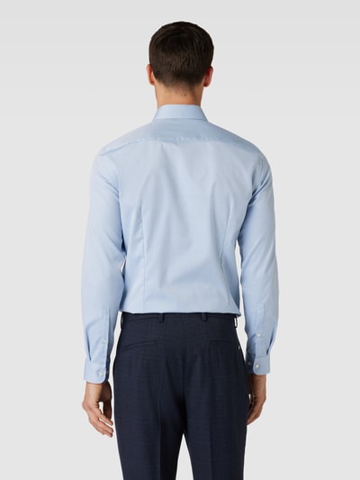 Jake*s Slim Fit Business-Hemd mit Kentkragen Eisblau 5