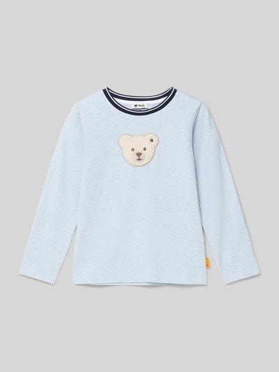 Steiff Longsleeve mit Logo-Badge Bleu 1