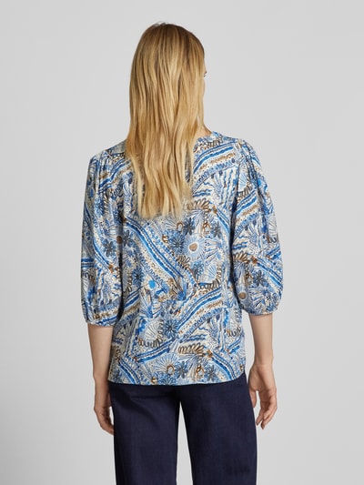 Soyaconcept Regular fit blouse van viscose met 3/4-mouwen, model 'FATANA' Lichtblauw - 5