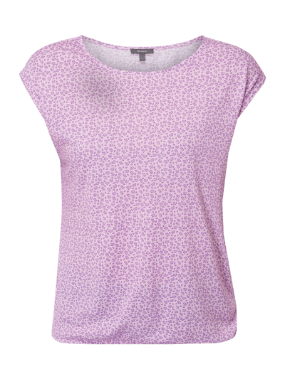 Montego Shirt mit floralem Muster Flieder 2