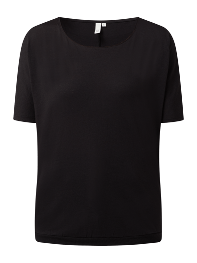 QS T-Shirt mit Logo Black 2