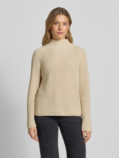 Marc O'Polo Regular Fit Strickpullover aus reiner Baumwolle Sand 4
