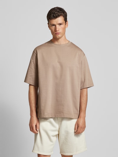 Only & Sons Oversized T-shirt met ronde hals, model 'MILLENIUM' Taupe - 4