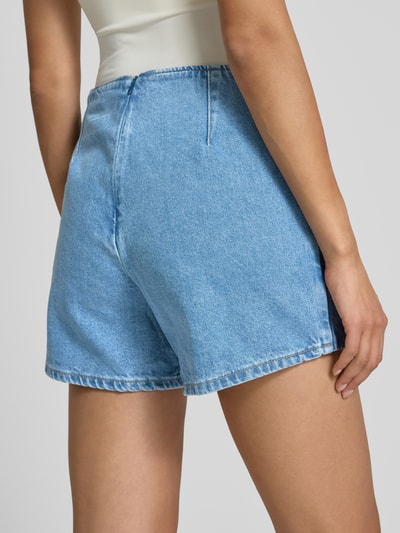 Mango Jeansshorts in Wickel-Optik Jeansblau 3