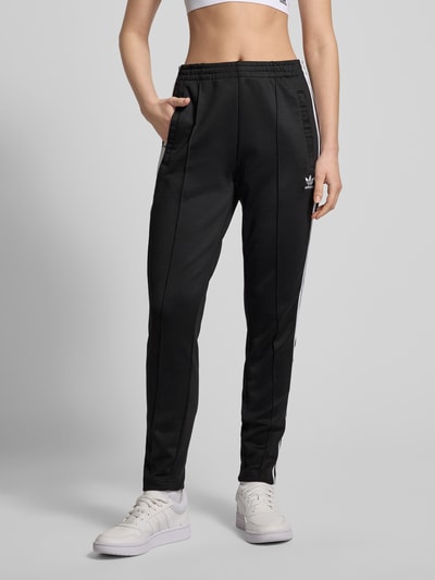 adidas Originals Slim Fit Sweatpants mit fixierten Bugelfalten black online kaufen