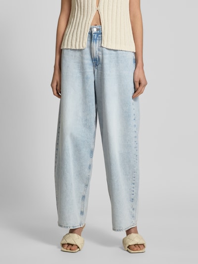 Samsøe Samsøe Mom Fit Jeans im 5-Pocket-Design Modell 'SAHARPER' Hellblau 4