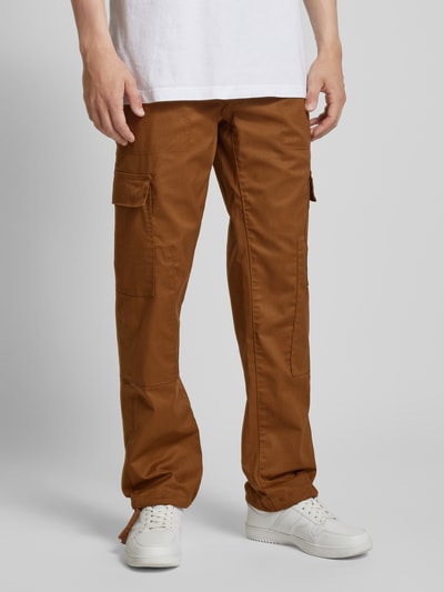 Blend Cargohose mit elastischen Abschlüssen Mittelbraun 4