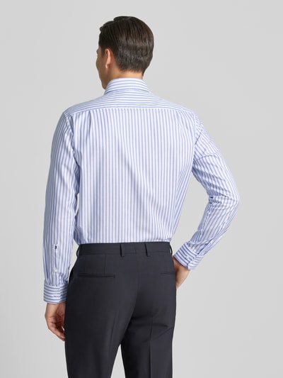 SEIDENSTICKER REGULAR FIT Regular fit zakelijk overhemd van katoen met kentkraag Koningsblauw - 5