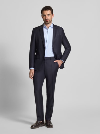 BOSS Koszula biznesowa o kroju slim fit z czystej bawełny Błękitny 1