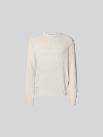 Produktfoto, Pullover in Strick-Optik von ANNARR aus Reine Baumwolle im Relaxed-Fit mit Rundhalsausschnitt und elastischen Abschlüssen