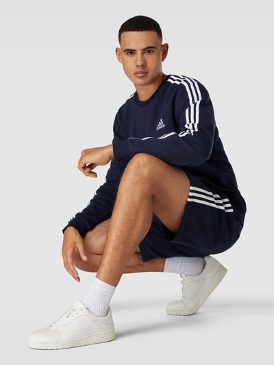 ADIDAS SPORTSWEAR Bluza z wyhaftowanym logo Granatowy 1